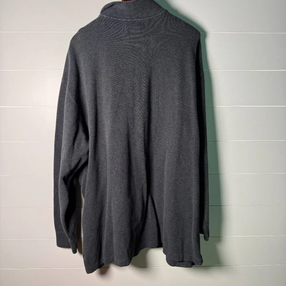Polo by Ralph Lauren Gray Sweater Quarter Zip 3XLT Tall